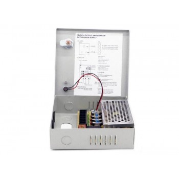 Блок питания в металлическом боксе 60W 12V (4CH)